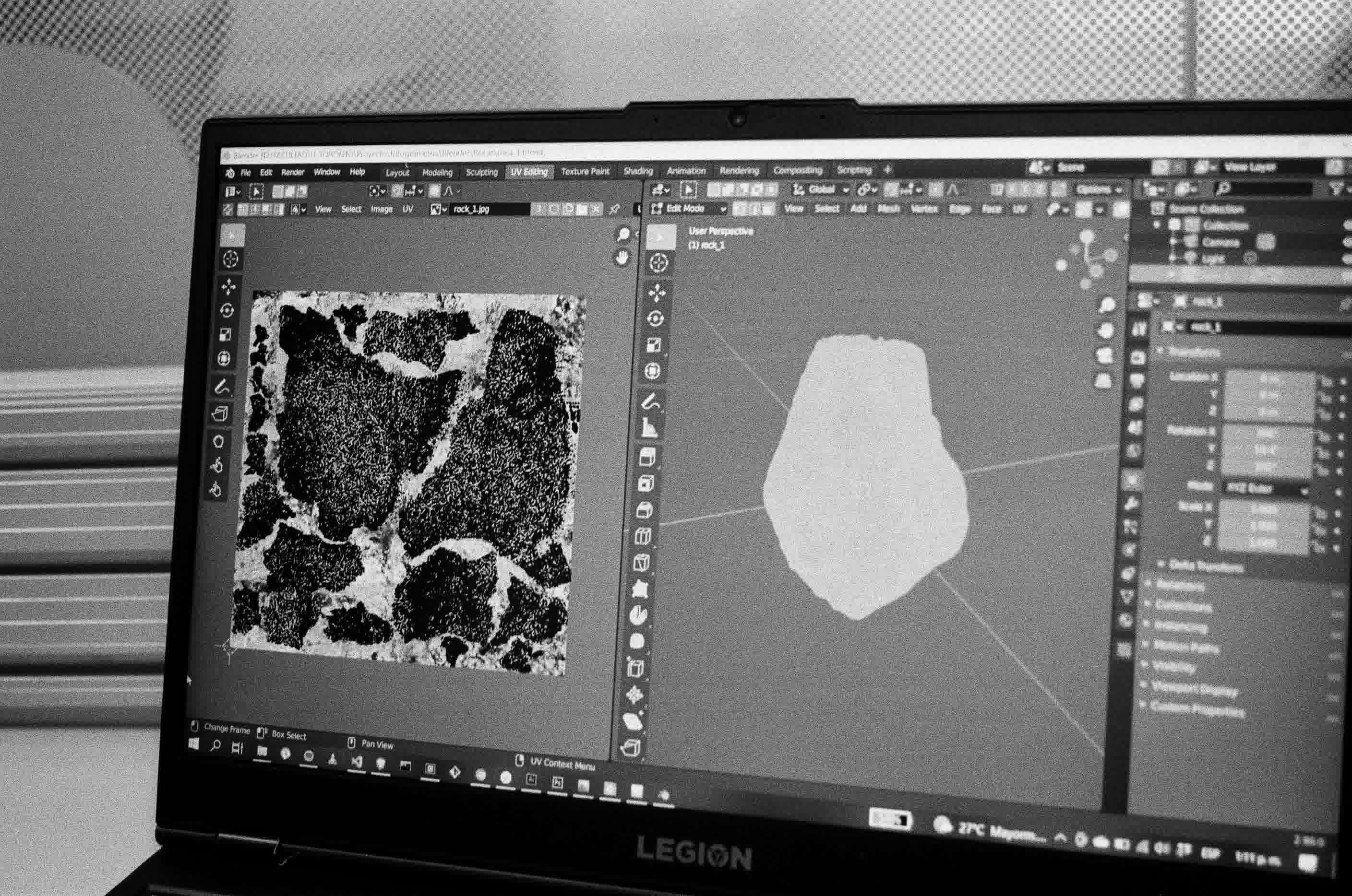 Displacement map in Blender